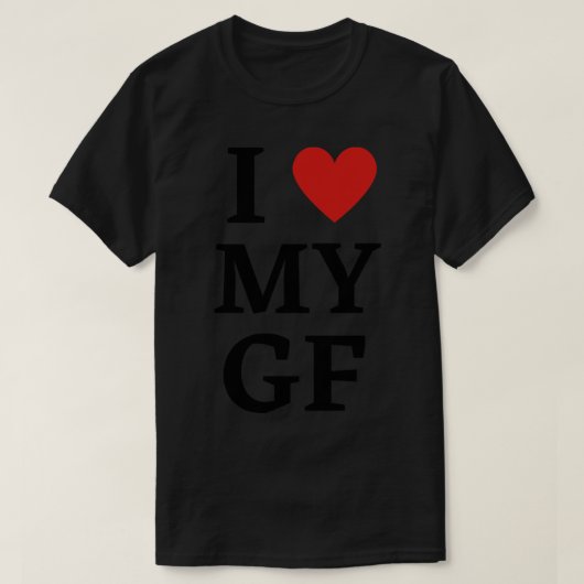 Ik hou van mijn Vriendin 2 T-shirt (Design voorkant)