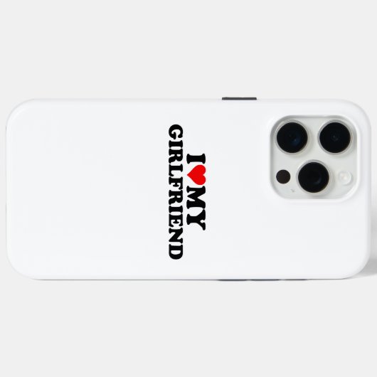Ik hou van mijn Vriendin 3WH1 Case-Mate iPhone Case (Achterkant (horizontaal))