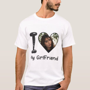 Ik hou van mijn Vriendin, aangepast T-shirt
