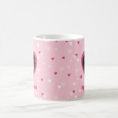 Ik hou van mijn Vriendin Aangepaste foto Harten Va Koffiemok (Center)