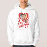 Ik hou van mijn Vriendin | Aangepaste foto Hoodie<br><div class="desc">Creëer je eigen ik hou van mijn vriendin foto hoodie. Dit shirt kan een kruimelig, grappig bf-jubileumgeschenk zijn. Dwing je vriend om dit super schattige shirt de hele tijd te draag en ontmoedig hem om ontrouw te zijn. Hij zal veel complimenten krijgen op school of op het werk. De "I...</div>
