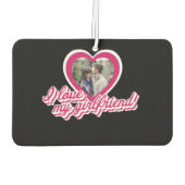 Ik hou van mijn Vriendin Aangepaste foto Luchtverfrisser (Achterkant)