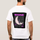 Ik hou van mijn Vriendin, aangepaste foto T-shirt (Achterkant)