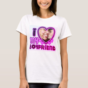 Ik hou van mijn Vriendin aangepaste T-shirt