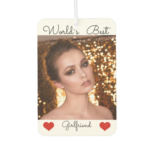 Ik hou van mijn vriendin Air Freshener Luchtverfrisser (Voorkant)