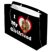 Ik hou van mijn Vriendin Bae Aangepaste Foto Groot Cadeauzakje (Achterkant Gekanteld)