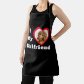 Ik hou van mijn Vriendin Bae Aangepaste Foto Schort (Insitu)