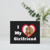 Ik hou van mijn vriendin Bae gepersonaliseerde aan Briefkaart (Staand voorkant)