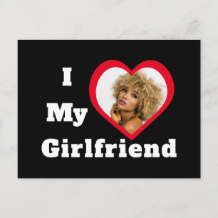 Ik hou van mijn vriendin Bae Persoonlijke Aangepas Briefkaart