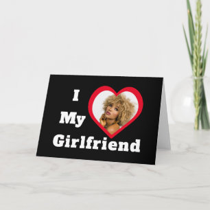 Ik hou van mijn vriendin Bae Persoonlijke Aangepas Kaart