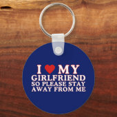 Ik hou van mijn Vriendin, blijf alsjeblieft weg va Sleutelhanger (Voorkant)