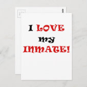 Ik hou van mijn vriendin briefkaart (Voorkant / Achterkant)