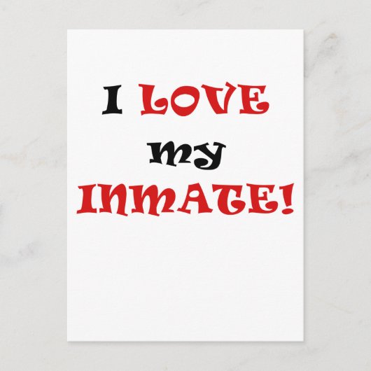 Ik hou van mijn vriendin briefkaart (Voorkant)