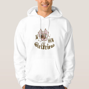 Ik hou van mijn vriendin - Brown - DingusDesign Hoodie