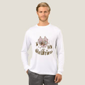 Ik hou van mijn vriendin - Brown - DingusDesign Tri-Blend Shirt (Voorkant)