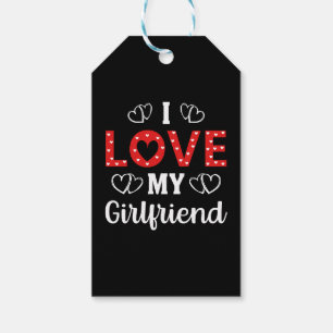 Ik hou van mijn vriendin cadeaulabel