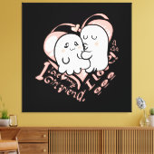 ik hou van mijn vriendin canvas afdruk (Insitu (Woonkamer))
