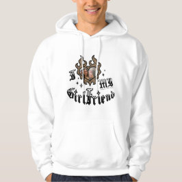Ik hou van mijn vriendin - Cheetah - DingusDesign Hoodie