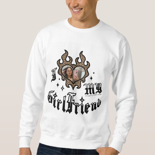 Ik hou van mijn vriendin - Cheetah - DingusDesign Trui (Voorkant)