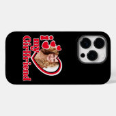 Ik hou van mijn Vriendin Custom Black Case-Mate iPhone Case (Achterkant (horizontaal))