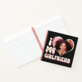 Ik hou van mijn Vriendin Custom Black Notitieboek (Binnen)