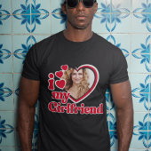 Ik hou van mijn Vriendin Custom Black T-shirt