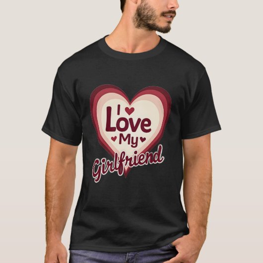 Ik Hou Van Mijn Vriendin Custom T-shirt (Voorkant)