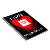 IK HOU VAN MIJN VRIENDIN CUSTOM VALENTIJNSDAG NOTITIEBOEK (Rechterzijde)
