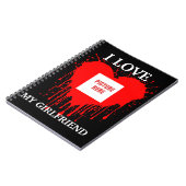 IK HOU VAN MIJN VRIENDIN CUSTOM VALENTIJNSDAG NOTITIEBOEK (Linkerzijde)