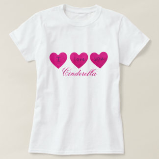 Ik hou van mijn Vriendin Custom Zwart T-shirt scha