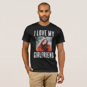 IK HOU VAN MIJN VRIENDIN FOTO AANGEPASTE T-SHIRT (Voorkant volledig)