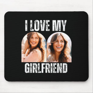 Ik hou van mijn vriendin foto Funny Boyfriend Cade Muismat