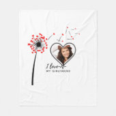 Ik hou van mijn Vriendin FOTO Gift Personalized He Fleece Deken (Voorkant)