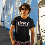 Ik hou van mijn Vriendin Foto Heart Funny Boyvrien T-shirt<br><div class="desc">Een grappig geschenk voor je vriend - voeg je foto toe aan dit T-shirt "Ik hou van mijn vriendin". Maakt een groot geschenk voor je man voor je verjaardag of Valentijnsdag.</div>