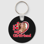 Ik hou van mijn Vriendin foto Sleutelhanger (Achterkant)
