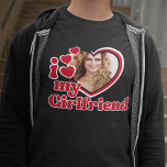 Ik hou van mijn Vriendin foto T-shirt<br><div class="desc">I Love My Vriendin Shirt - upload een foto voor binnenin het hart</div>