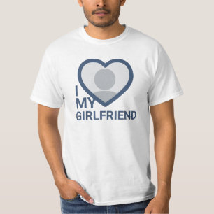 Ik hou van mijn Vriendin foto T-shirt