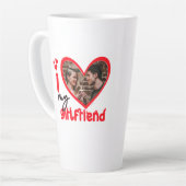 Ik hou van mijn Vriendin fotocadeau Latte Mok (Linkerhoek)