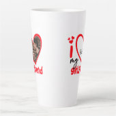 Ik hou van mijn Vriendin fotocadeau Latte Mok (Voorkant)