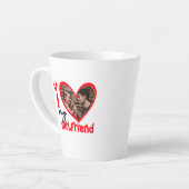 Ik hou van mijn Vriendin fotocadeau Latte Mok (Linkerhoek)