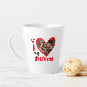 Ik hou van mijn Vriendin fotocadeau Latte Mok