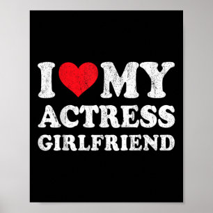 Ik hou van mijn Vriendin Funny Boyfriend Valen Poster