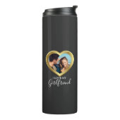 Ik hou van mijn Vriendin Gift voor haar Valentijn Thermosbeker (Gedraaid links)