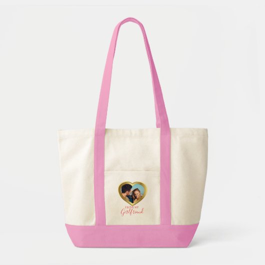 Ik hou van mijn Vriendin Gift voor haar Valentijn Tote Bag (Voorkant)