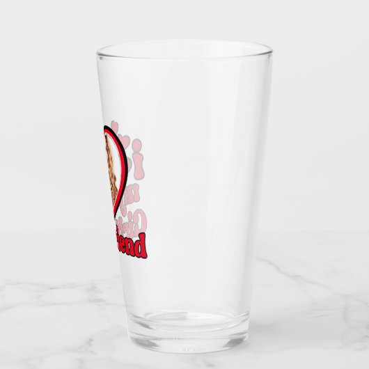 Ik hou van mijn Vriendin Glas (Links)