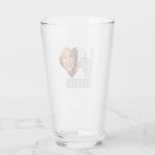 Ik hou van mijn Vriendin hart foto vriendje cadeau Glas (Achterkant)