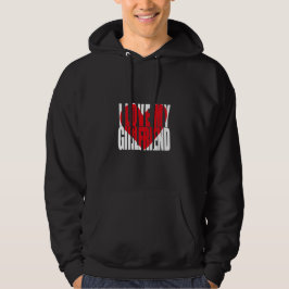 Ik hou van mijn Vriendin hart Hoodie
