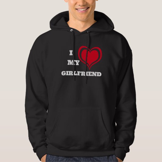 Ik hou van mijn Vriendin Hoodie (Voorkant)