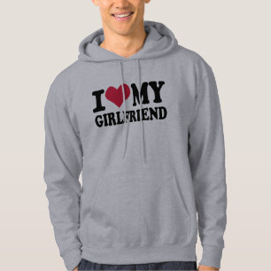 Ik hou van mijn vriendin hoodie