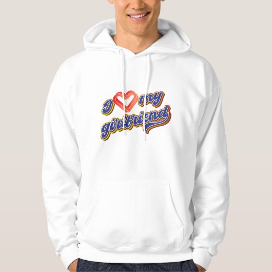 Ik hou van mijn vriendin hoodie (Voorkant)